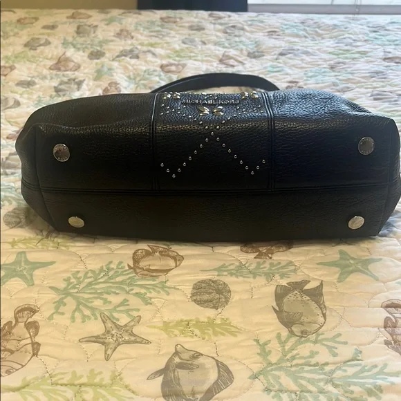 Michael Kors Black Studded Women's Bag - Picture 3 of 12